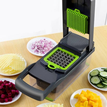16-in-1 Vegetable Slicer & Cutter | Multifunctional Food Cutter & Chopper